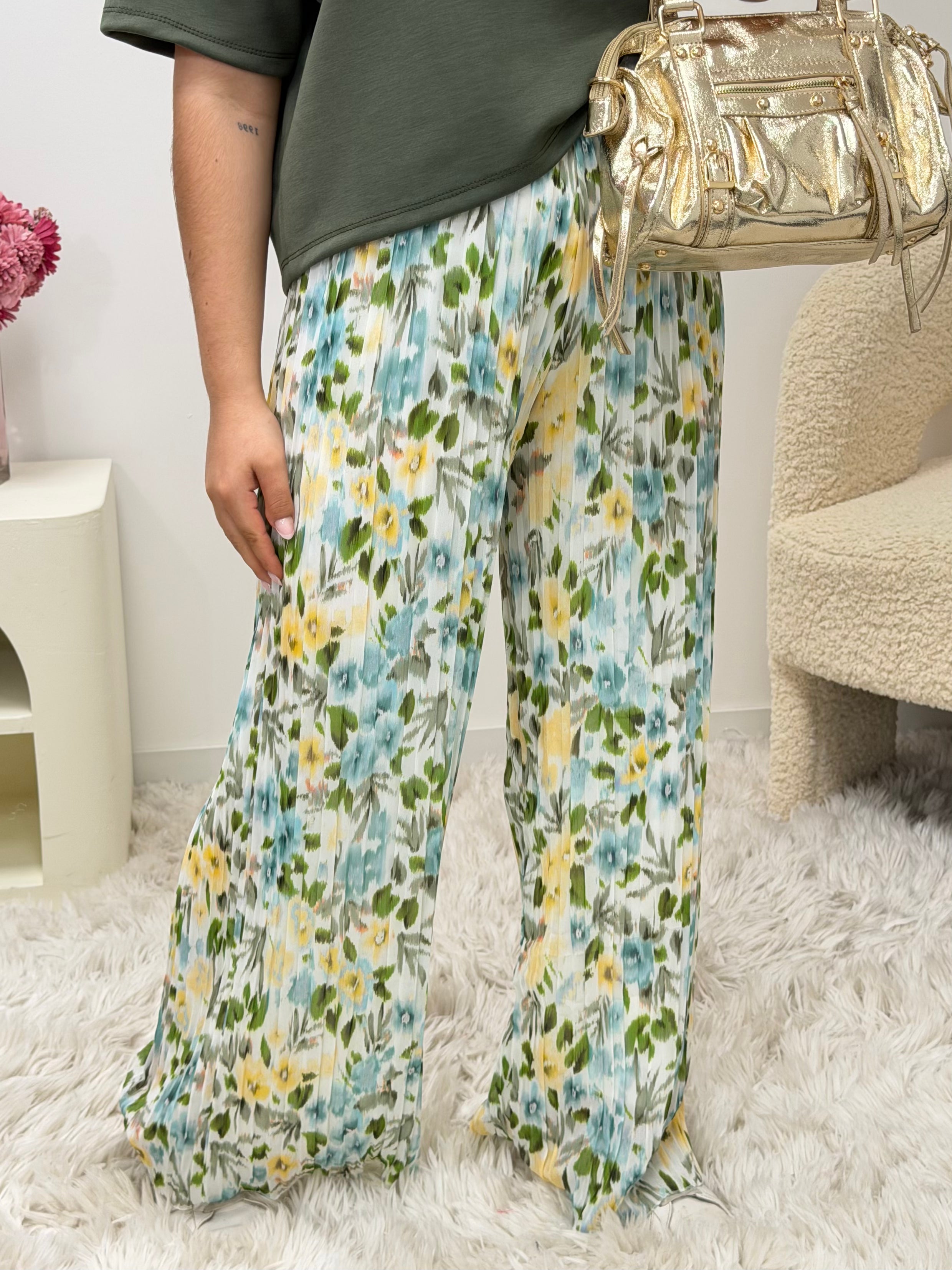 pantalon pnatalon MIRA blossom bleu dsclothes