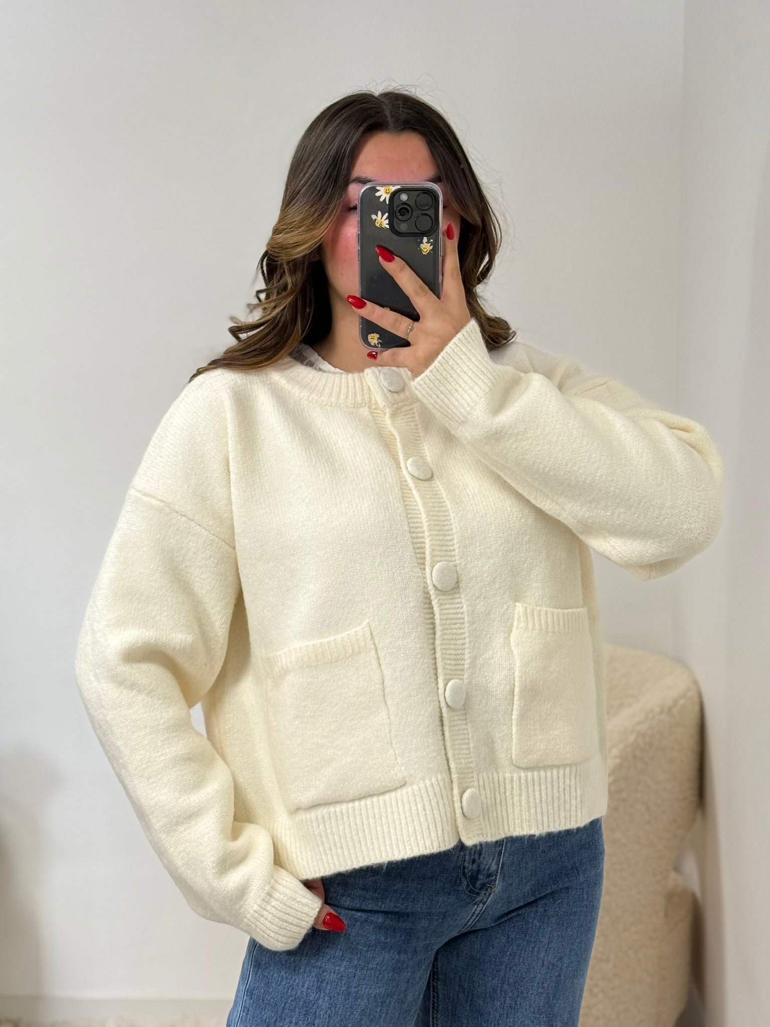 gilet Cardigan Anéa écru dsclothes