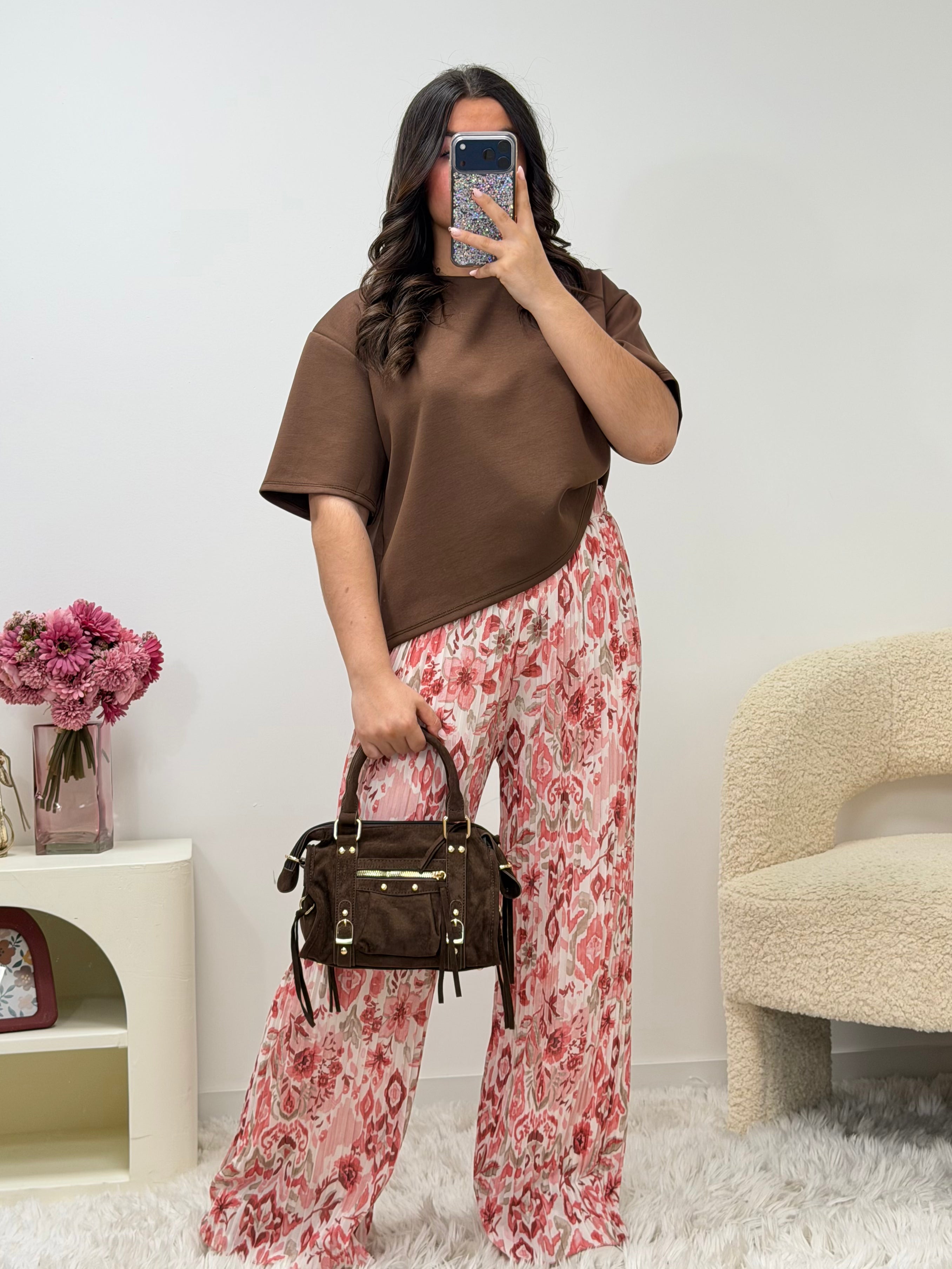 pantalon pnatalon MIRA bohème rose pâle dsclothes