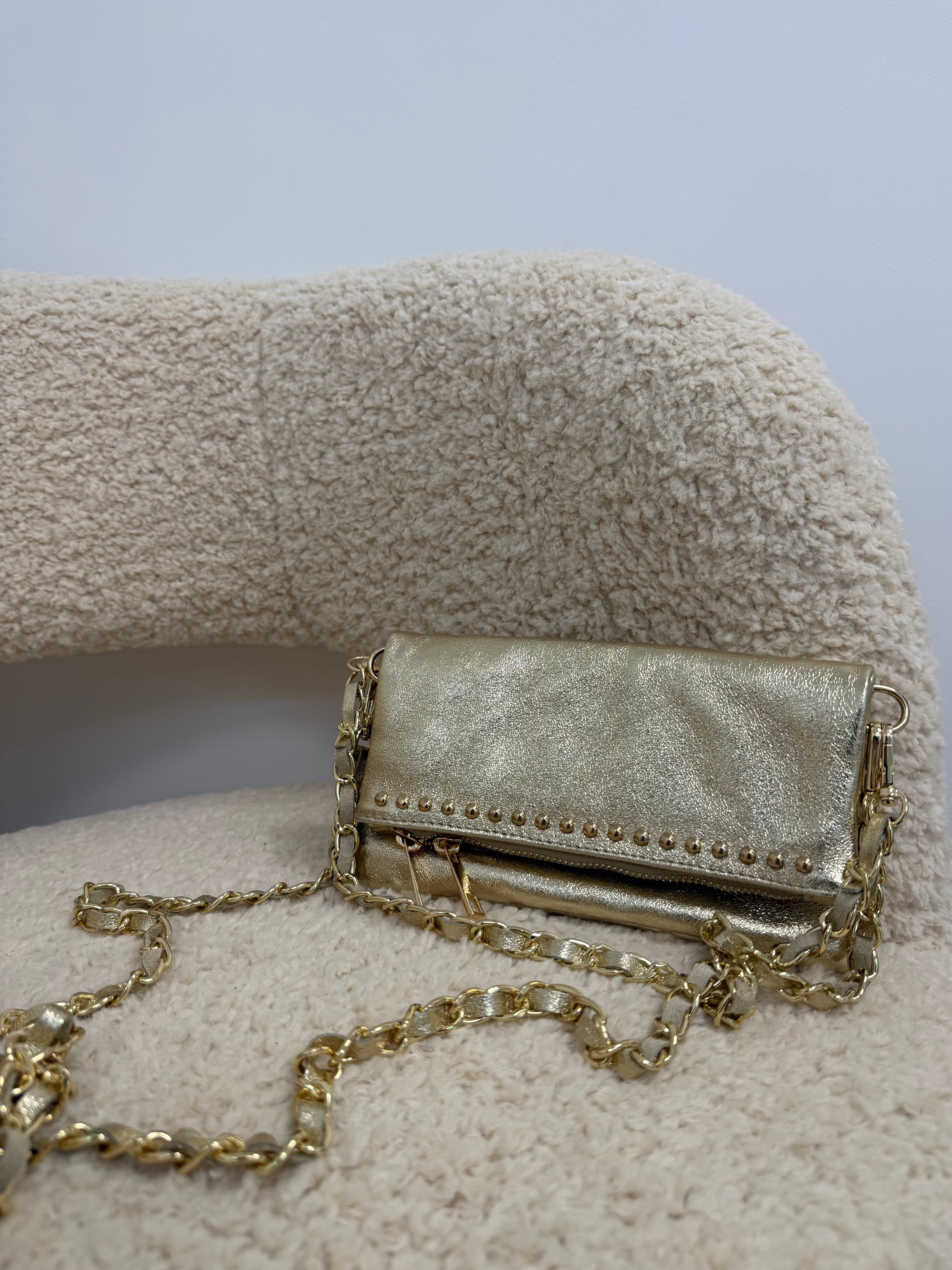 sac Pochette FLO doré dsclothes