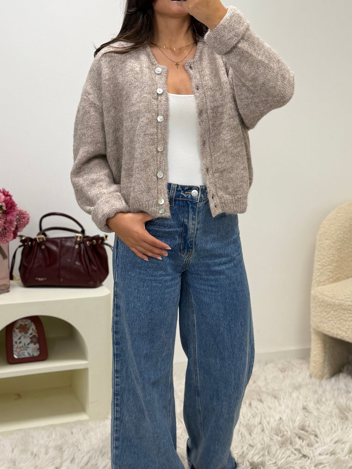 gilet Gilet HOLLY taupe dsclothes