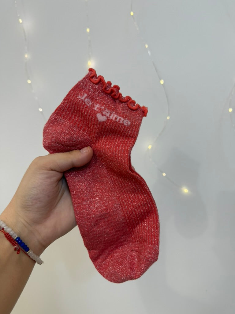 chaussette JE T'AIME