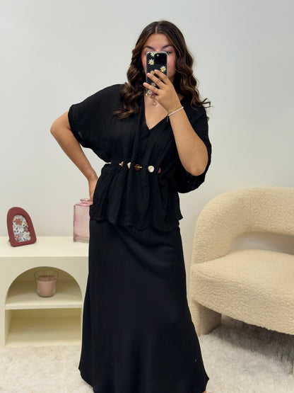 jupe en satin ENHA (plusieurs coloris disponible)