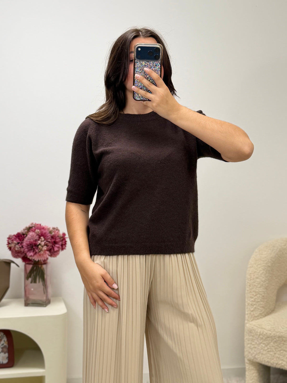 Pull Pull baby alpaga marron dsclothes