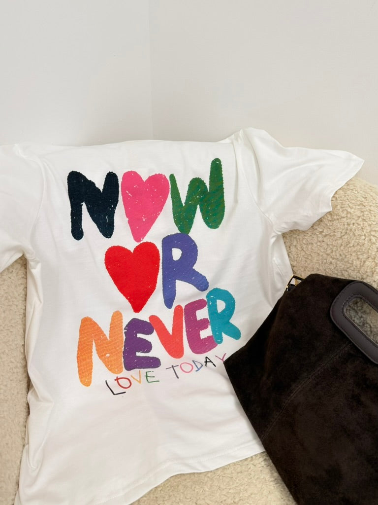 t-shirt T-shirt "Now or never" dsclothes