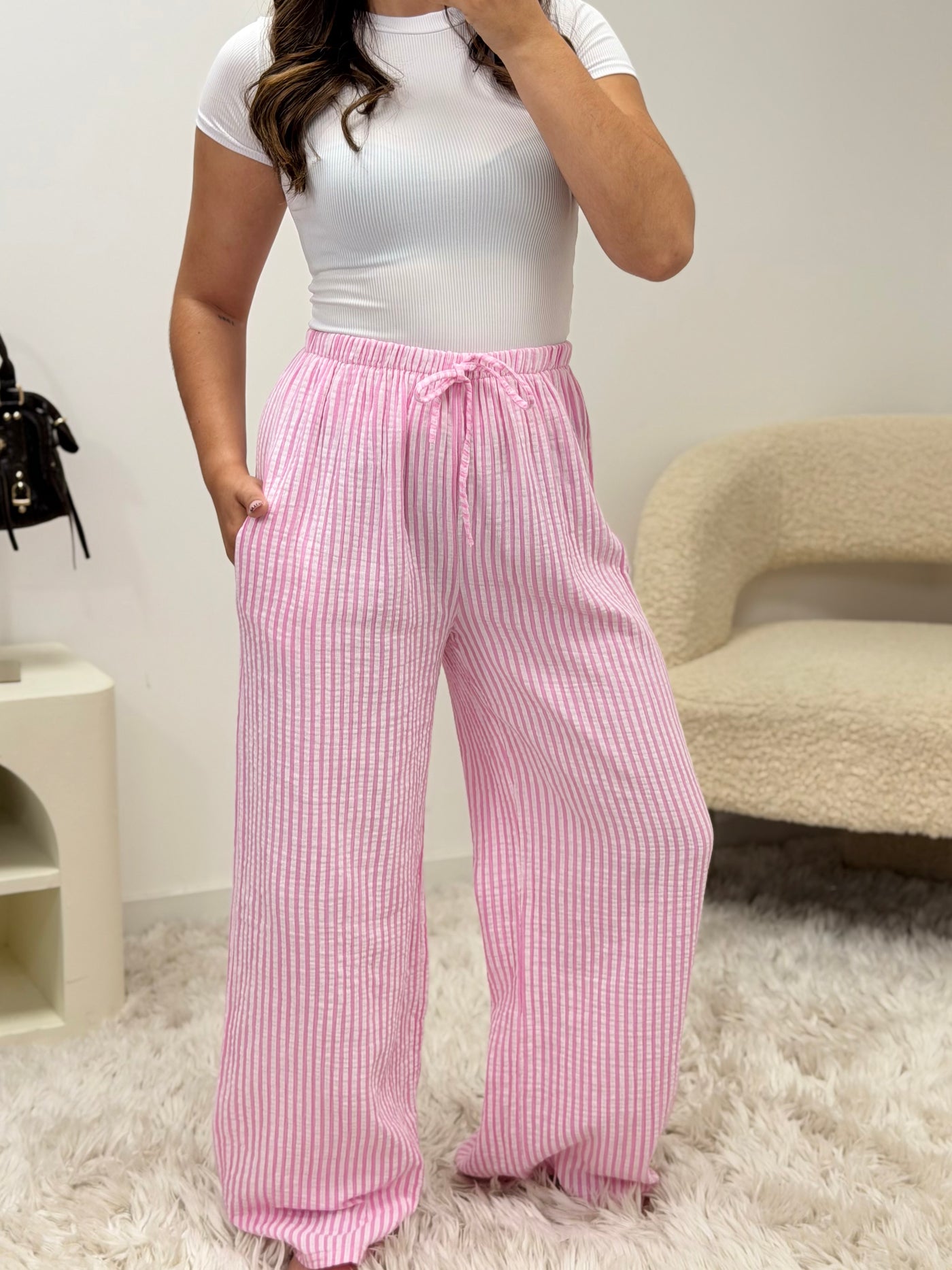 Pantalon SANDY rose dsclothes
