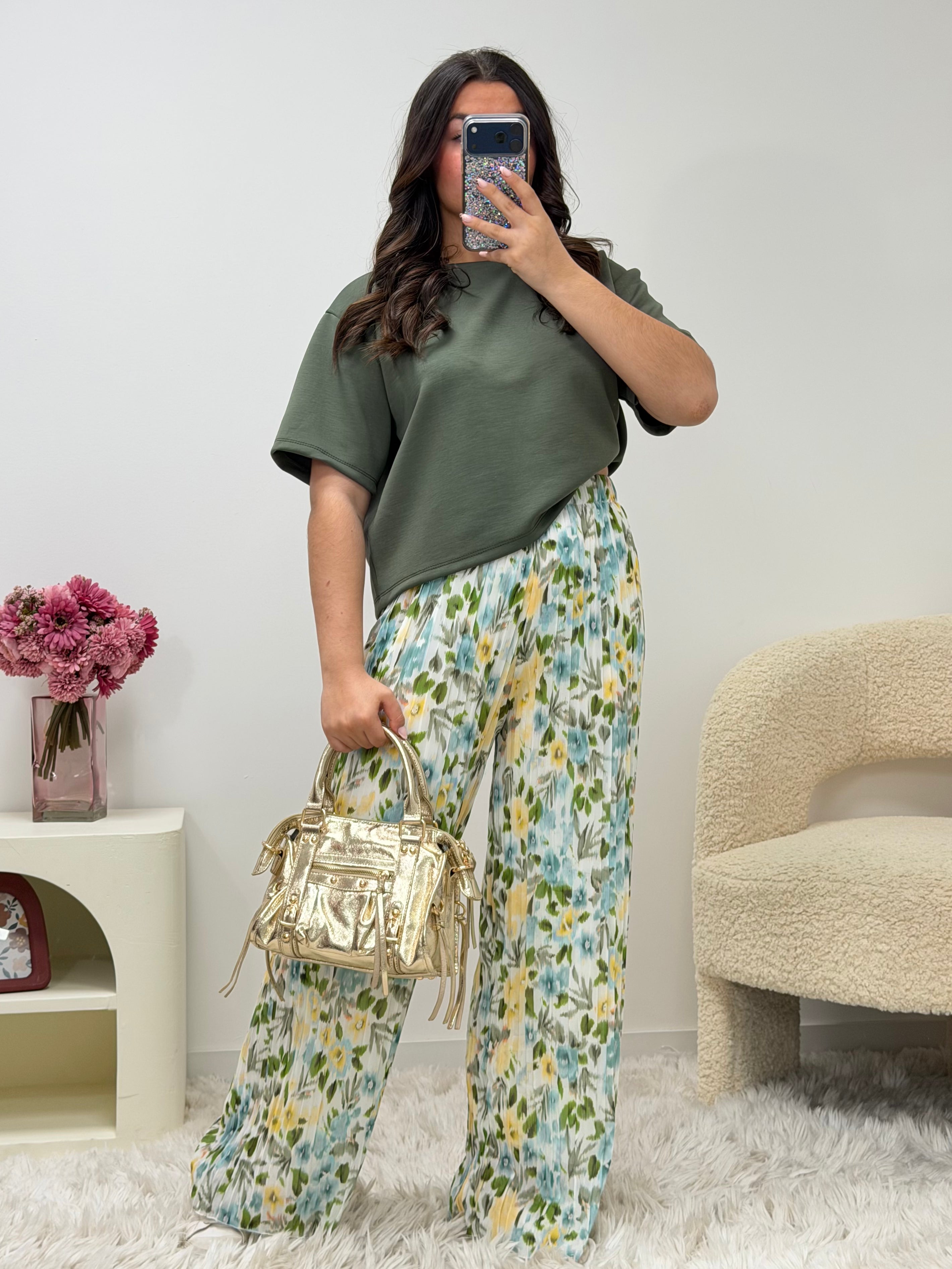 pantalon pnatalon MIRA blossom bleu dsclothes