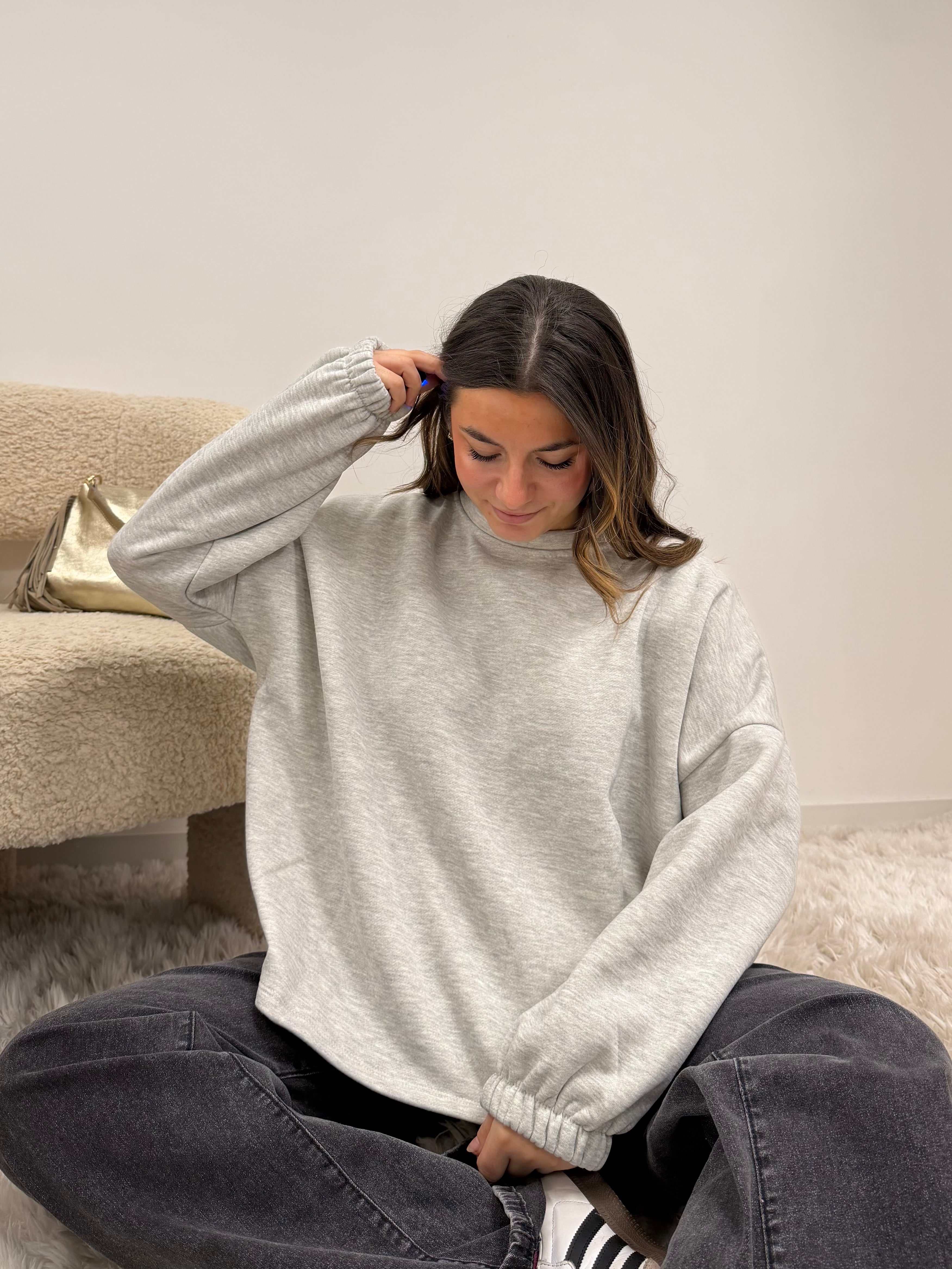 sweat Sweat CATMOM gris dsclothes