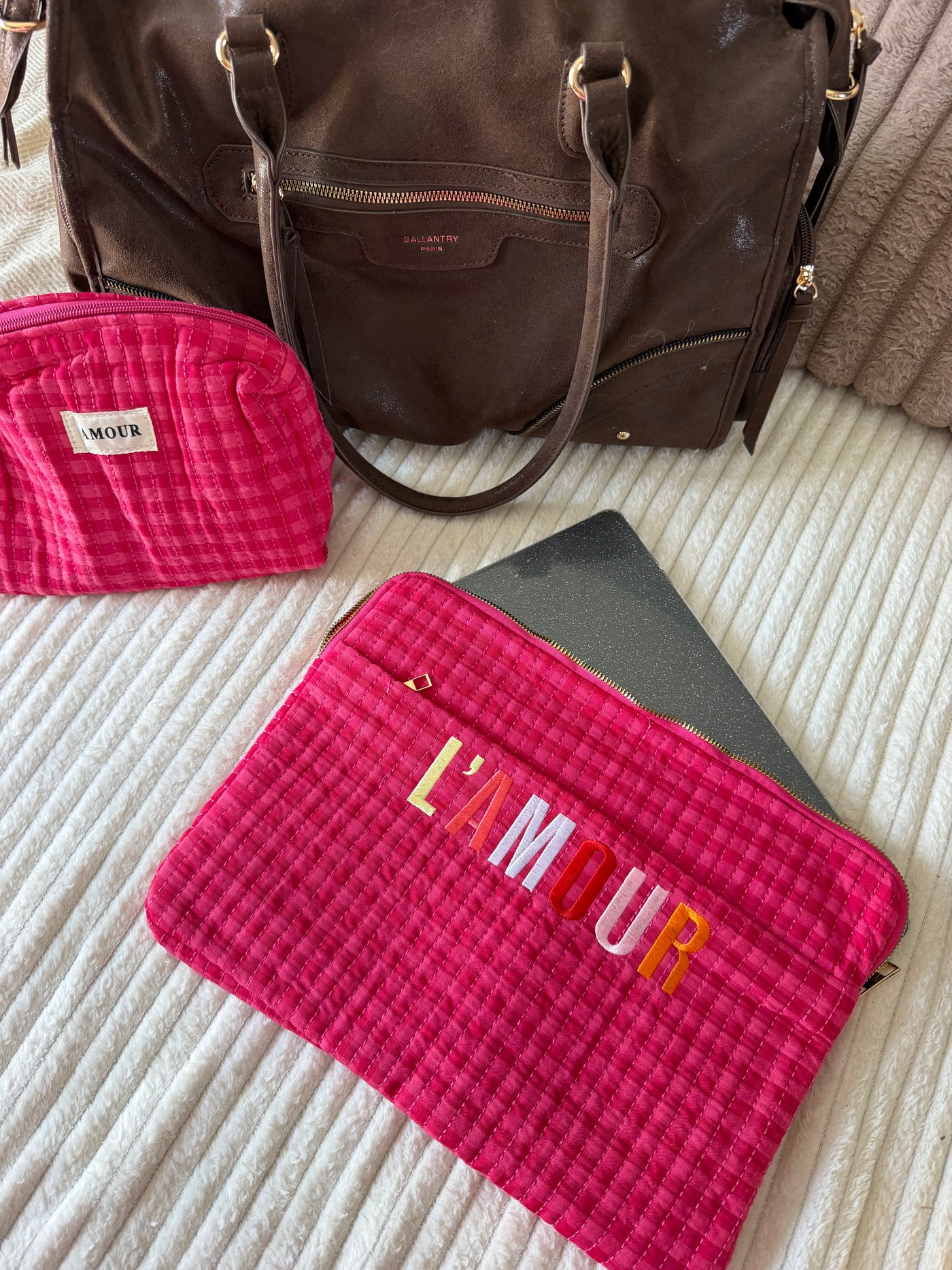Pochette ordinateur vichy dsclothes
