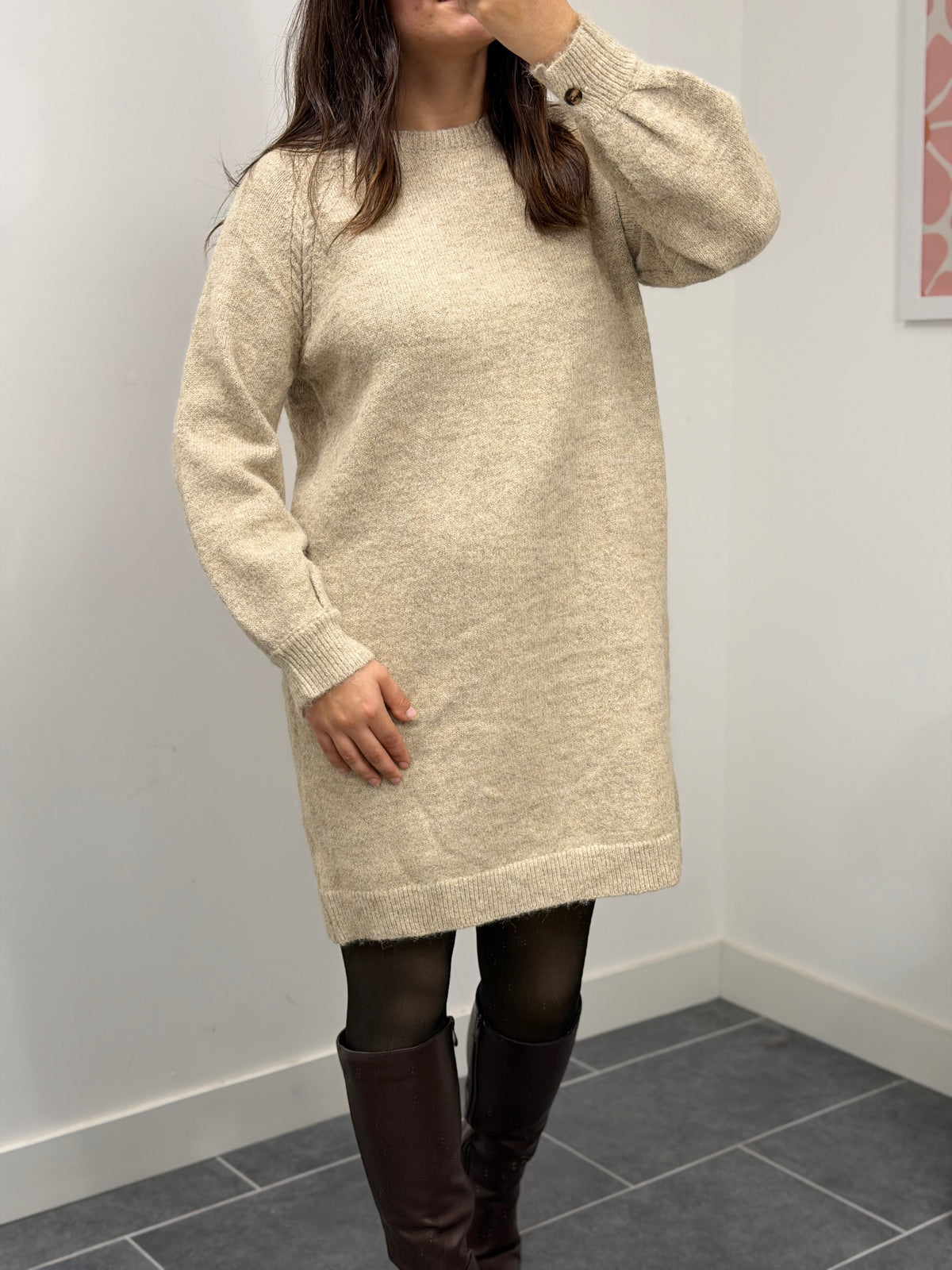 Robe pull ELO beige dsclothes