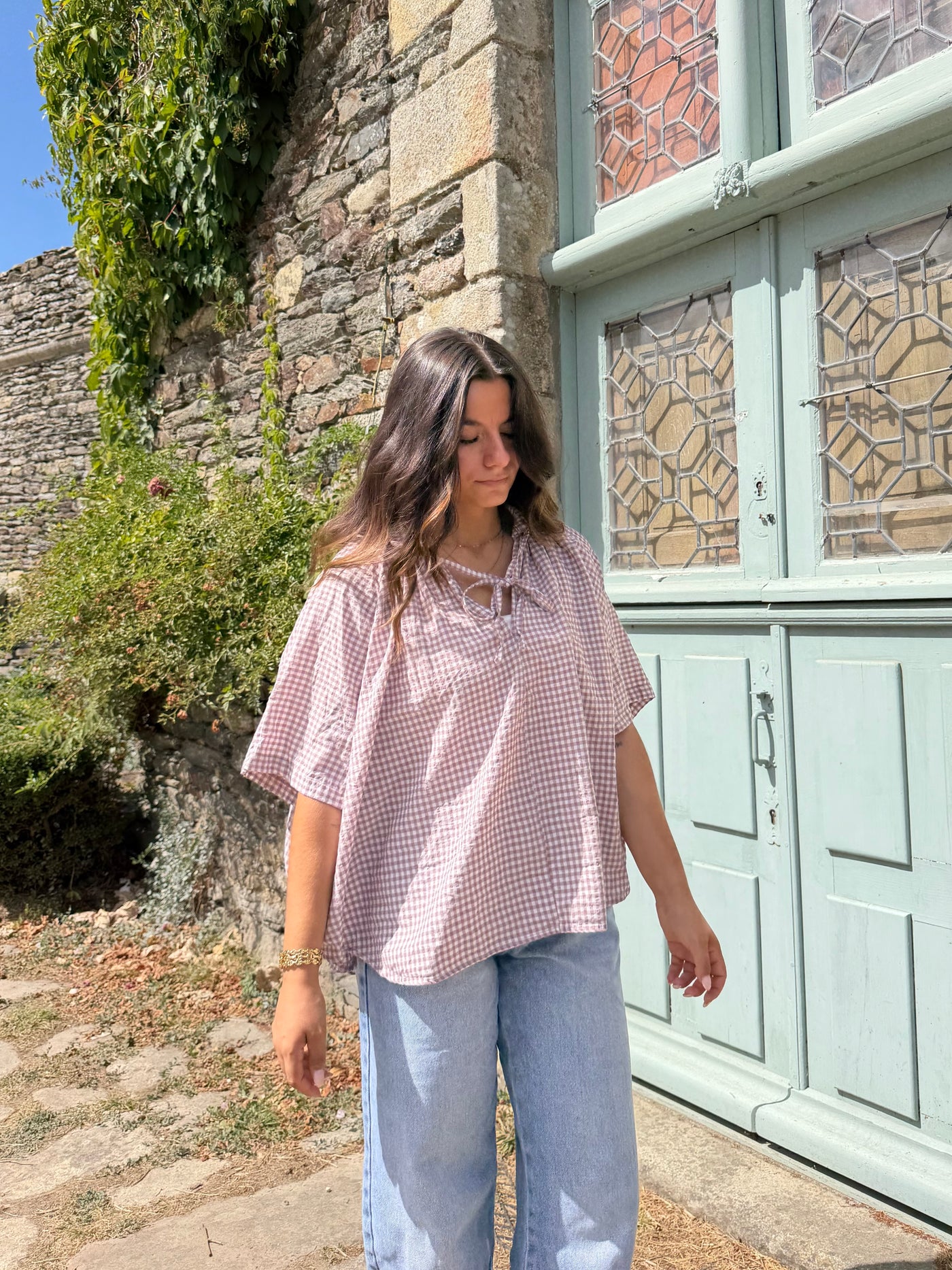 haut Blouse ALINE rose dsclothes