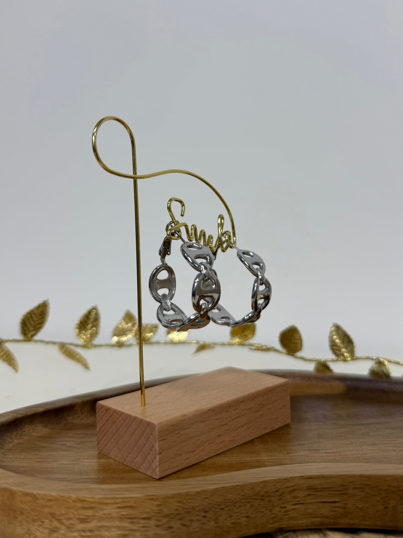 boucle d'oreille Boucles d'oreilles Anaïs argenté | Acier Inoxydable dsclothes