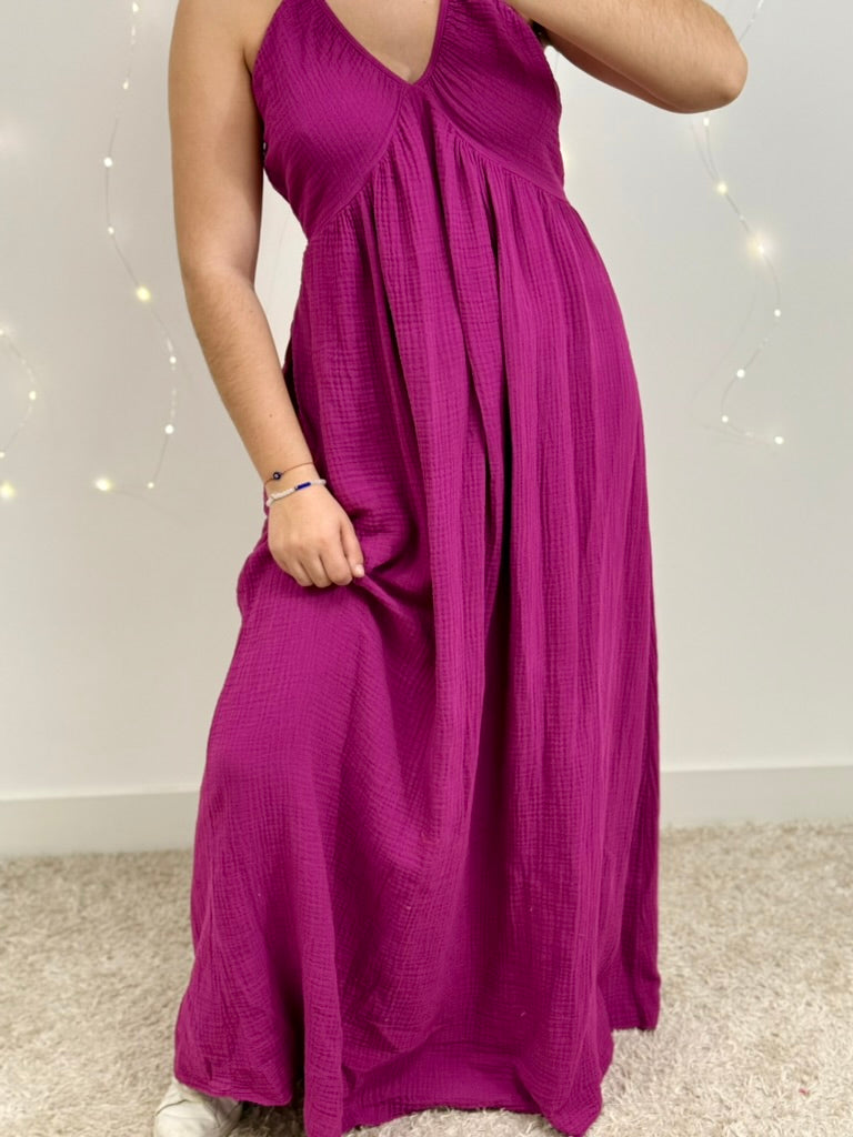 robe TRACY mauve dsclothes