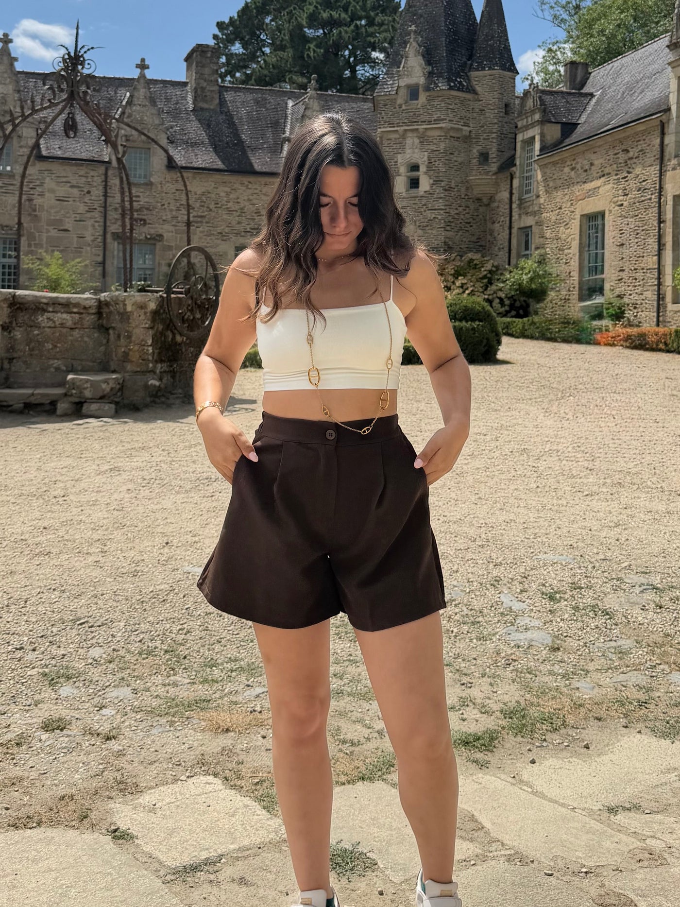short Short LYSIS marron dsclothes