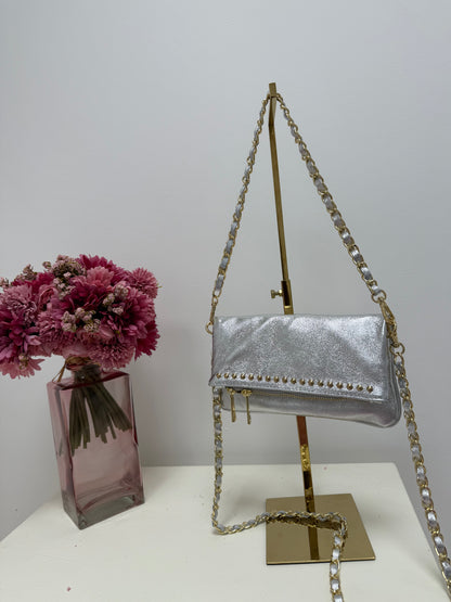 Pochette FLO argenté