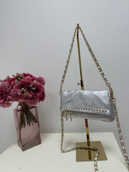 Pochette FLO argenté