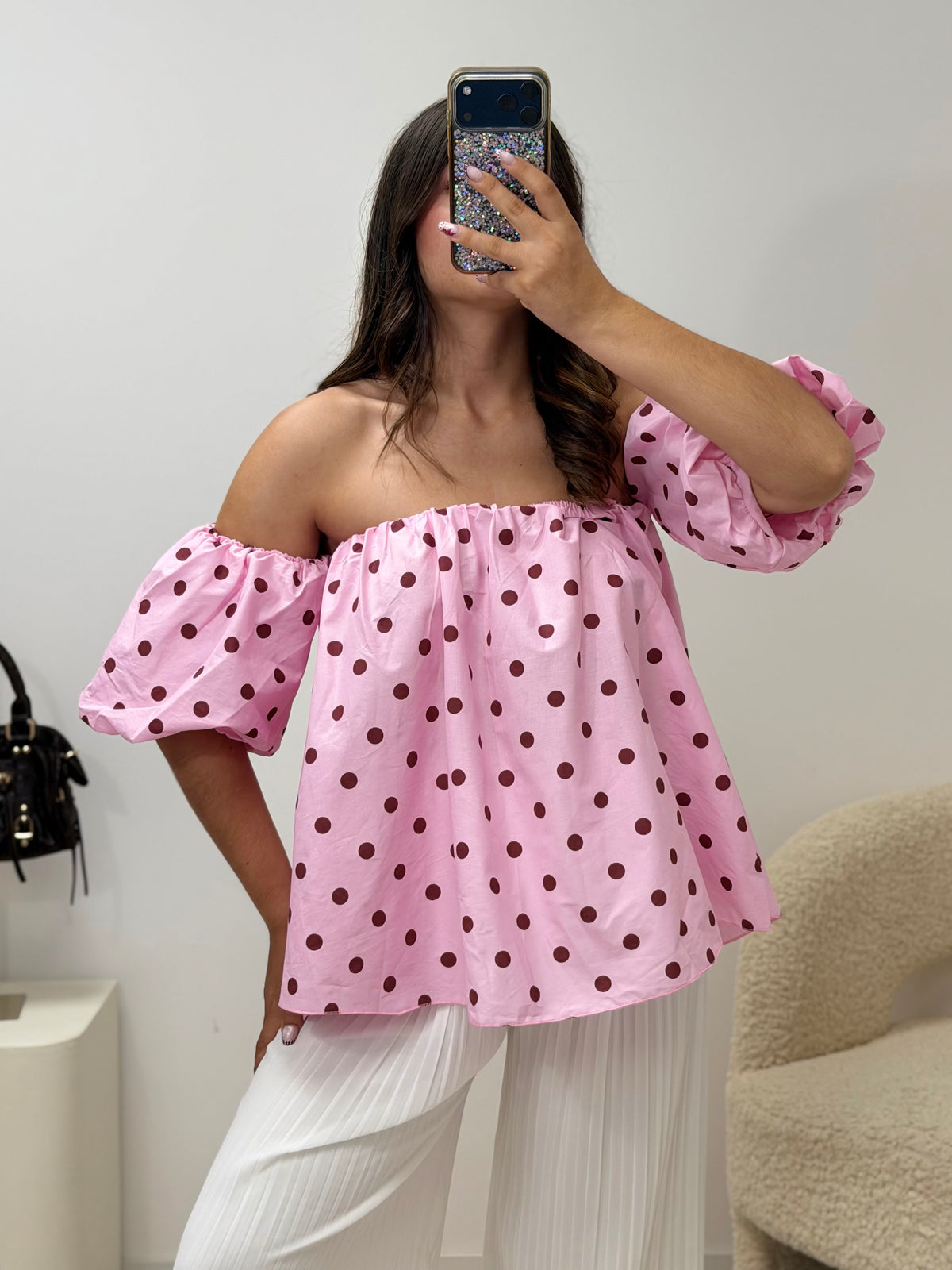 Haut Minnie en coton stretch Ds'Clothes