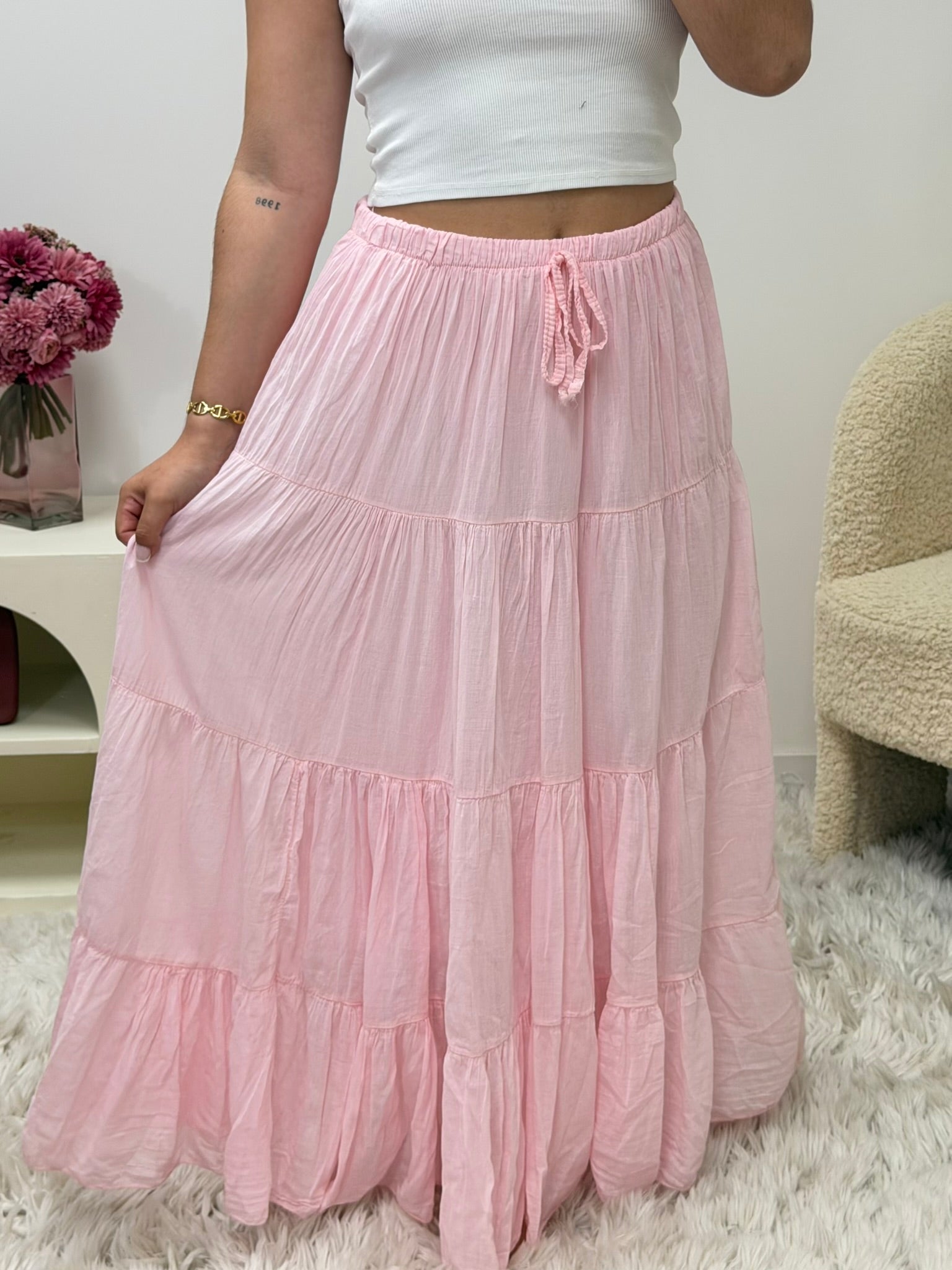 jupe Jupe en coton CÔME rose baby dsclothes