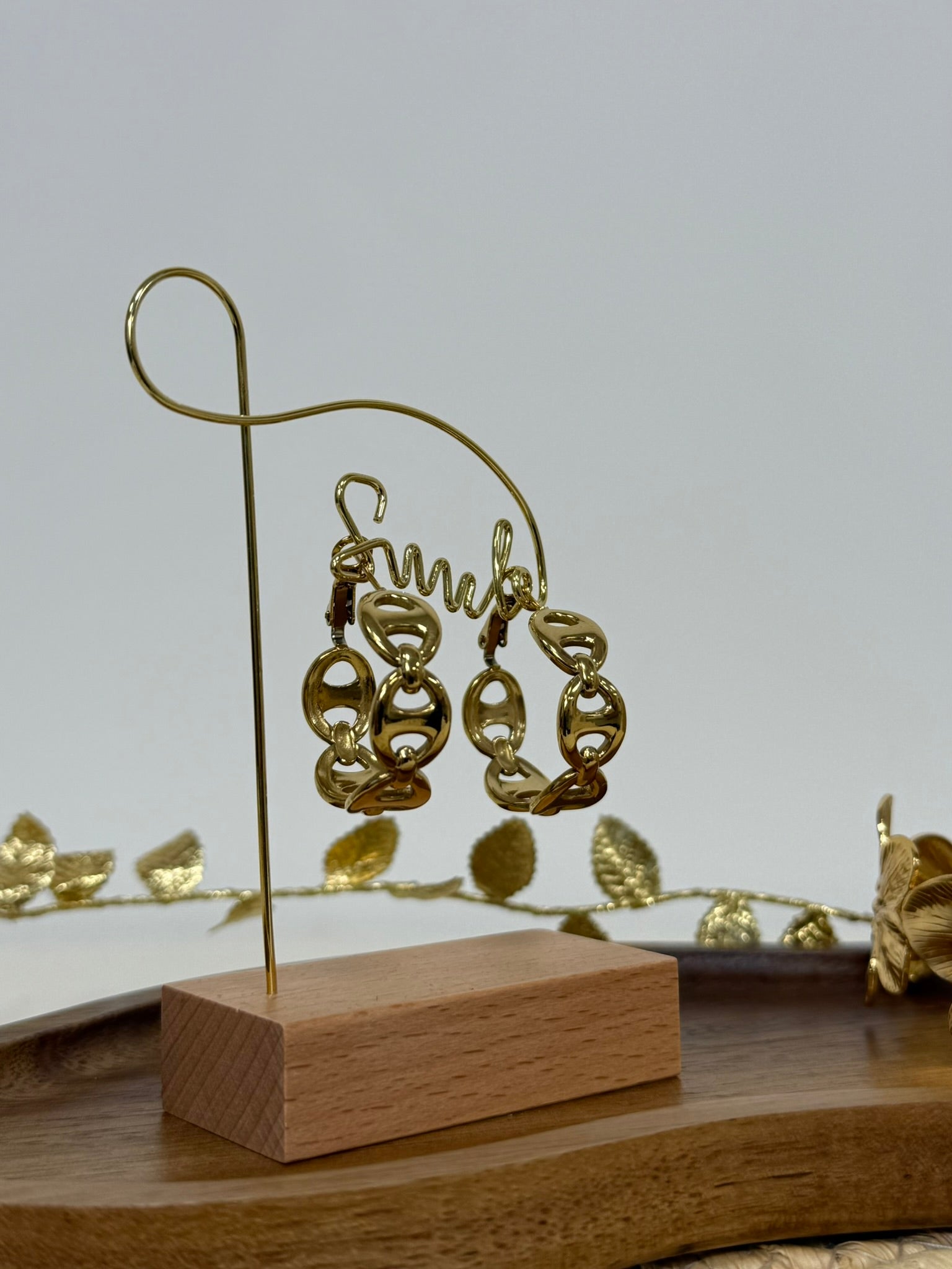 boucle d'oreille Boucles d'oreilles Anaïs doré | Acier Inoxydable dsclothes