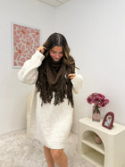 accessoires Écharpe en laine marron dsclothes