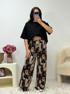 pantalon Pantalon MIRA aquarelle marron dsclothes