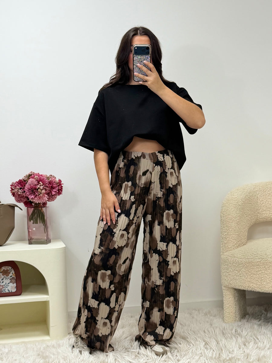 pantalon Pantalon MIRA aquarelle marron dsclothes