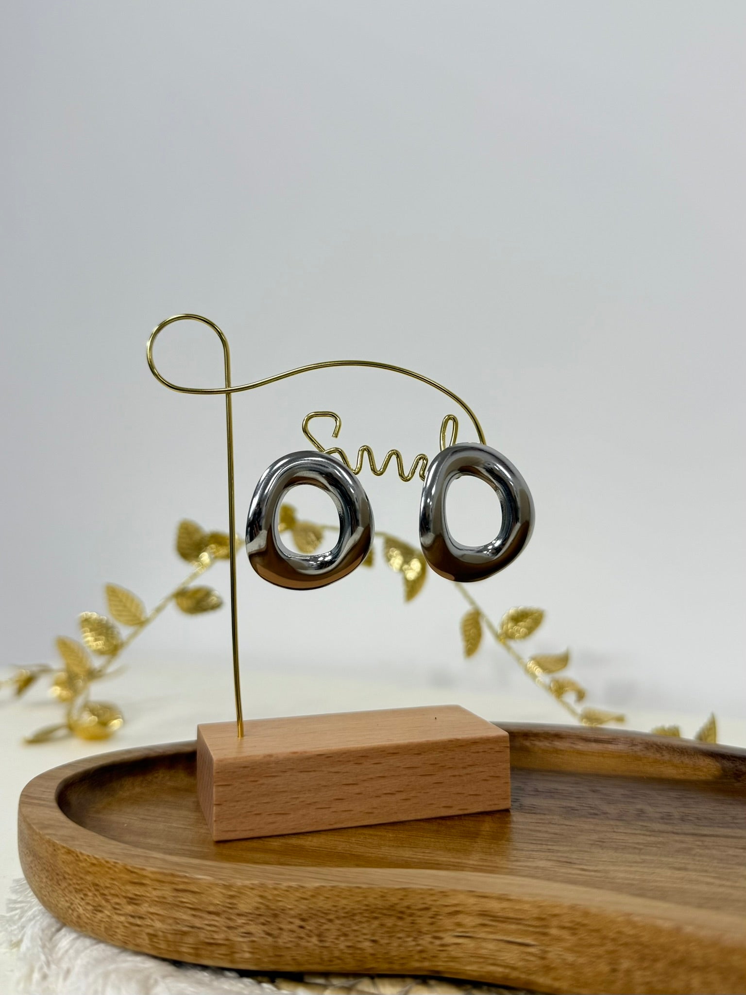 boucle d'oreille Boucles d'oreilles Marleen argenté | Acier Inoxydable dsclothes