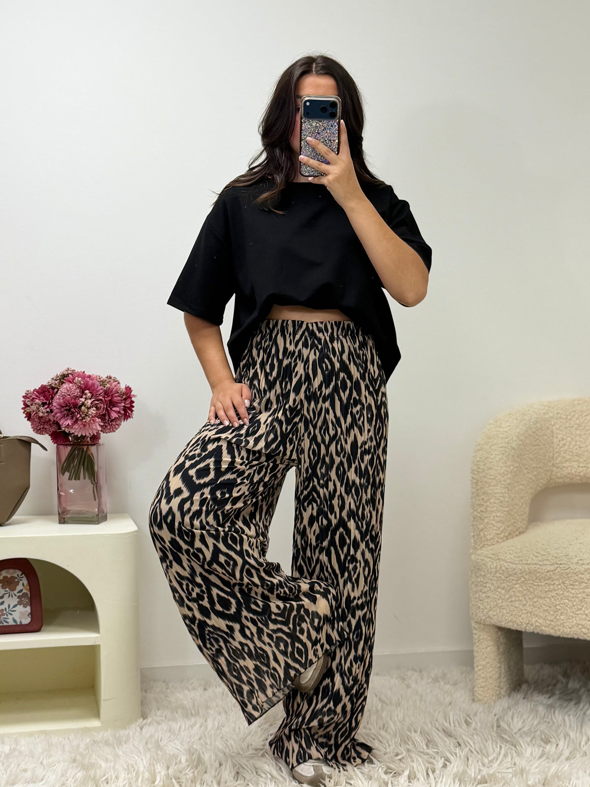 pantalon Pantalon MIRA zèbre beige dsclothes