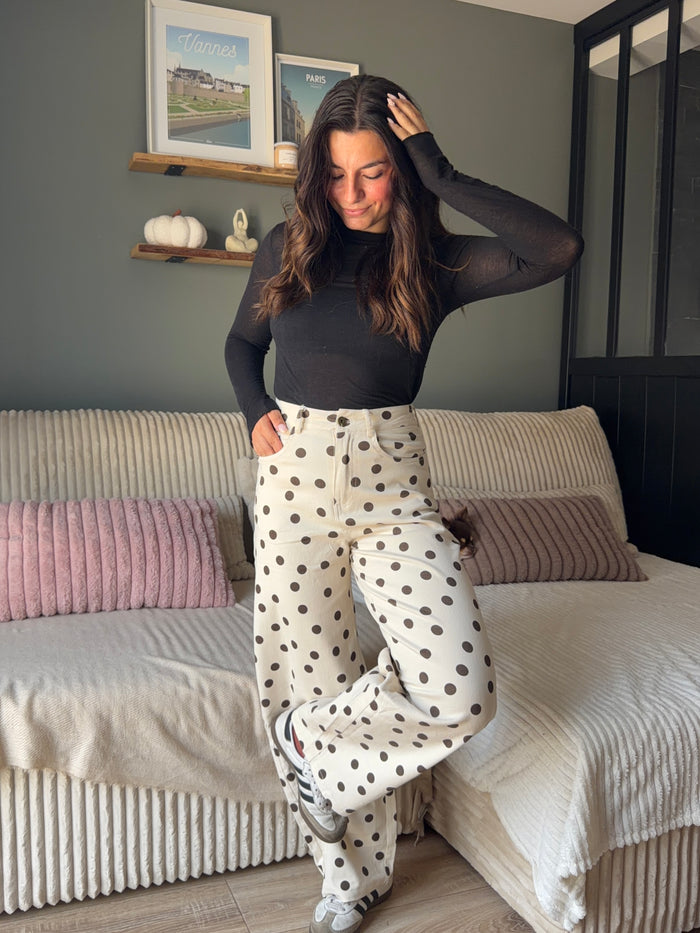 Jean Polka à pois dsclothes