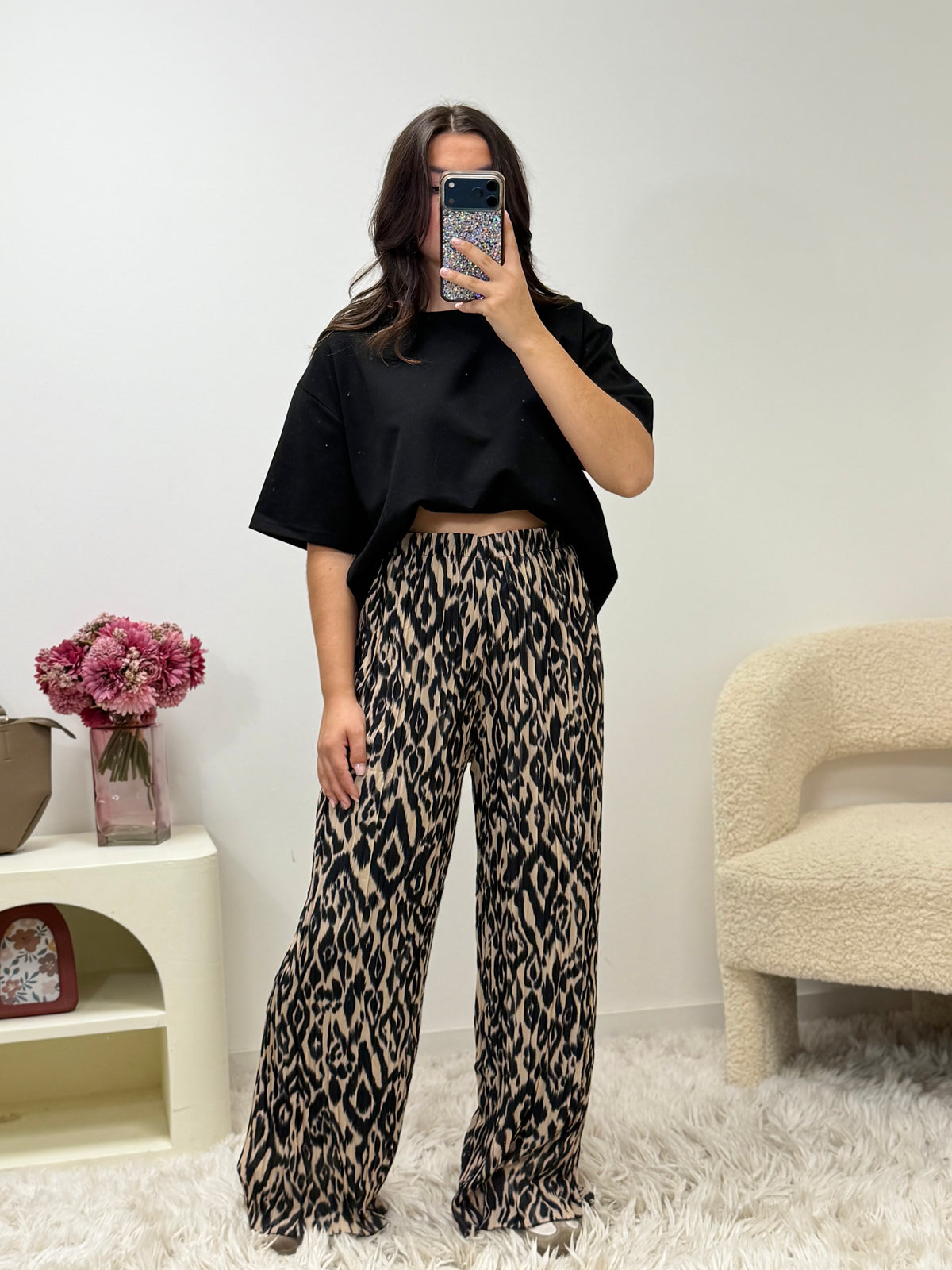 pantalon Pantalon MIRA zèbre beige dsclothes