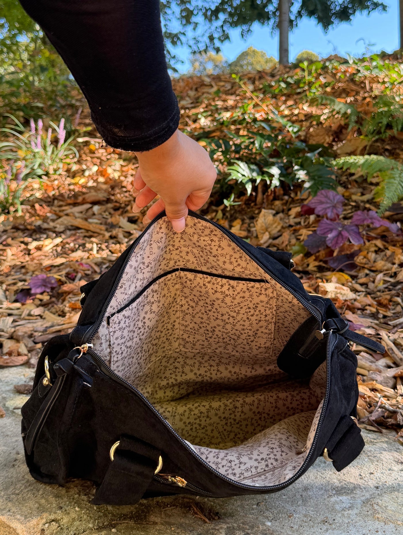 sac Sac MILO suédine noir dsclothes