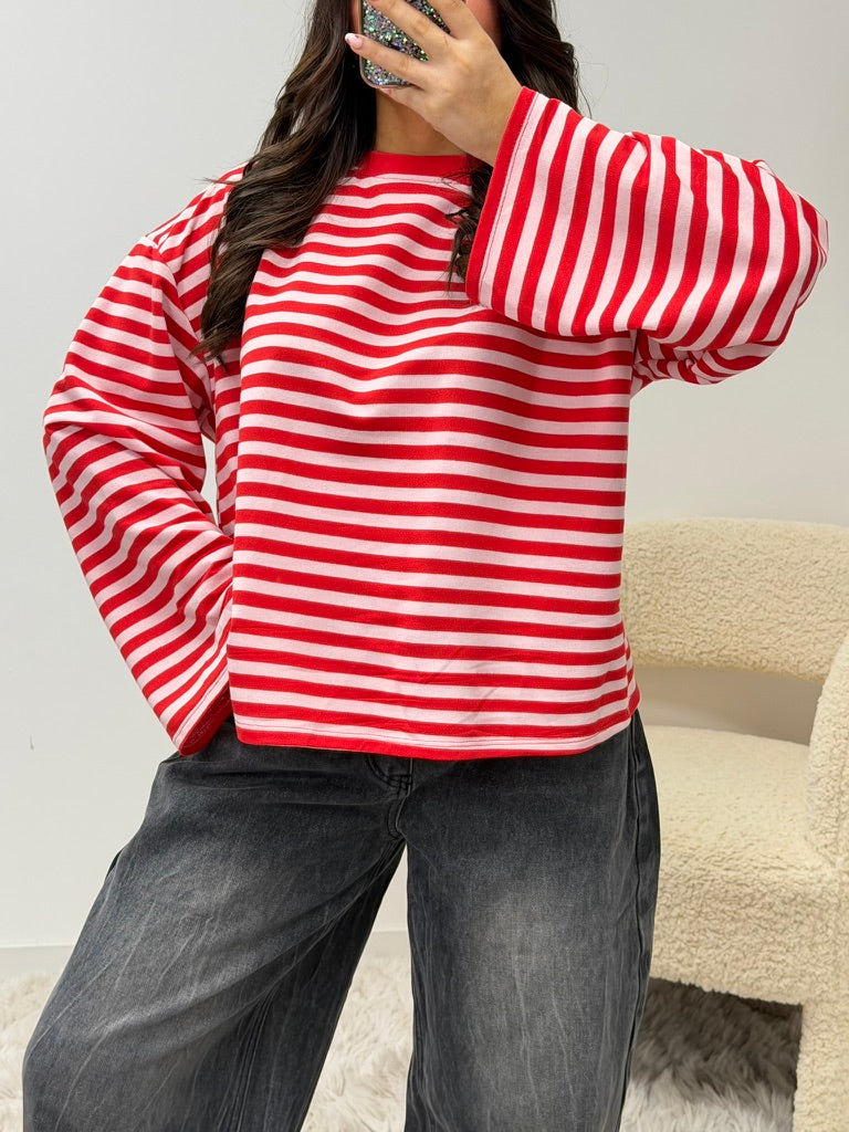 haut T-shirt TESSA rouge/rose dsclothes