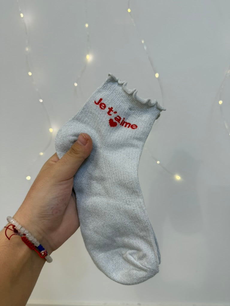 chaussette JE T'AIME