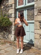 short Short LYSIS marron dsclothes