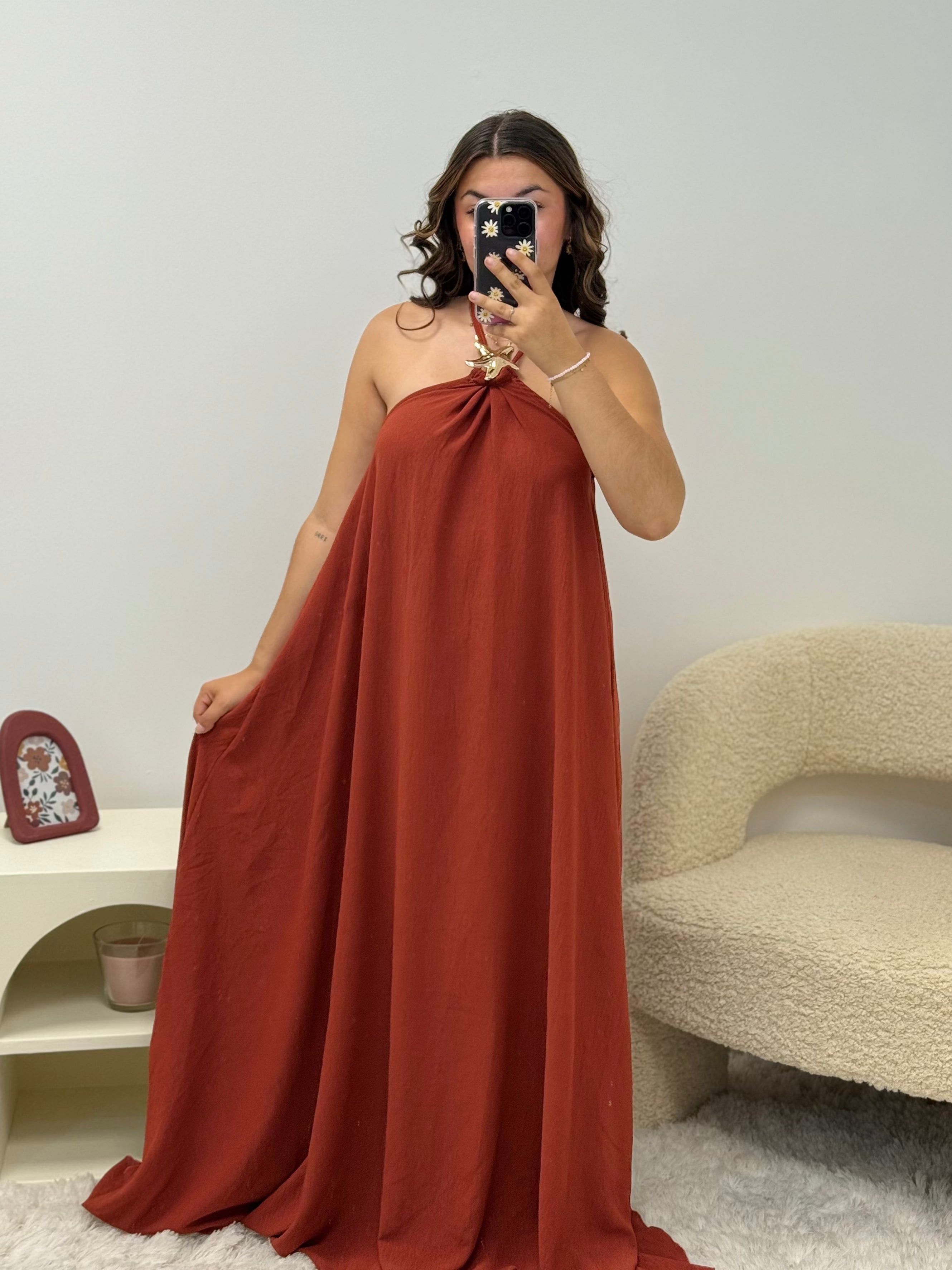 robe LORIE terracota dsclothes