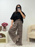 pantalon Pantalon MIRA Léopard gris dsclothes