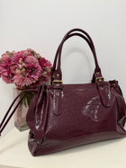 sac Sac LOLA XL croco bordeaux dsclothes