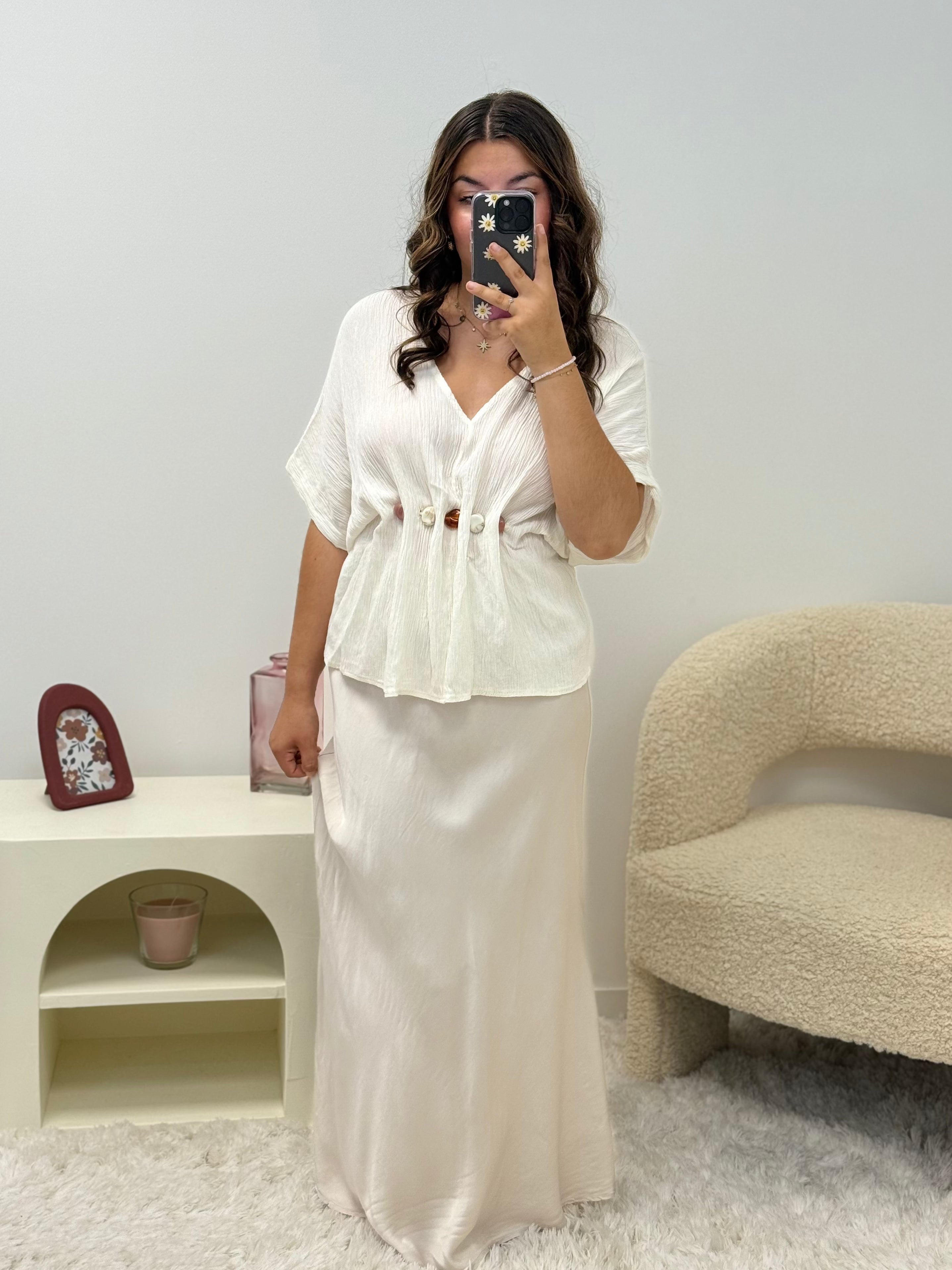 Jupe jupe en satin ENHA (plusieurs coloris disponible) dsclothes