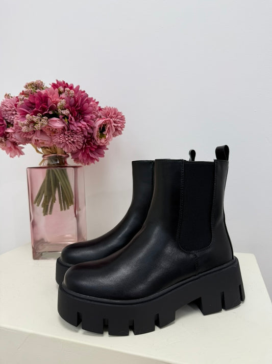 bottines chelsea femme noir