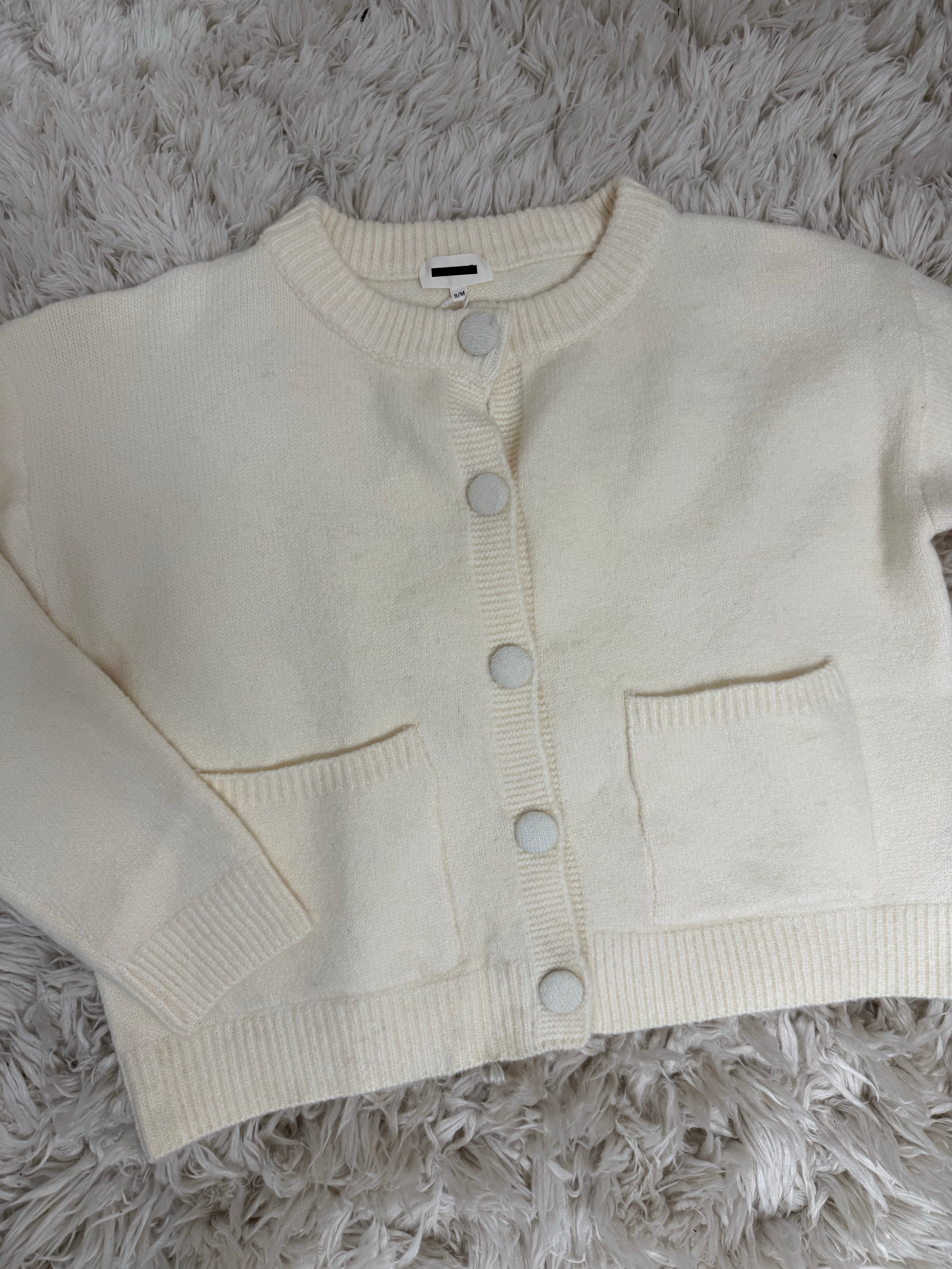 gilet Cardigan Anéa écru dsclothes