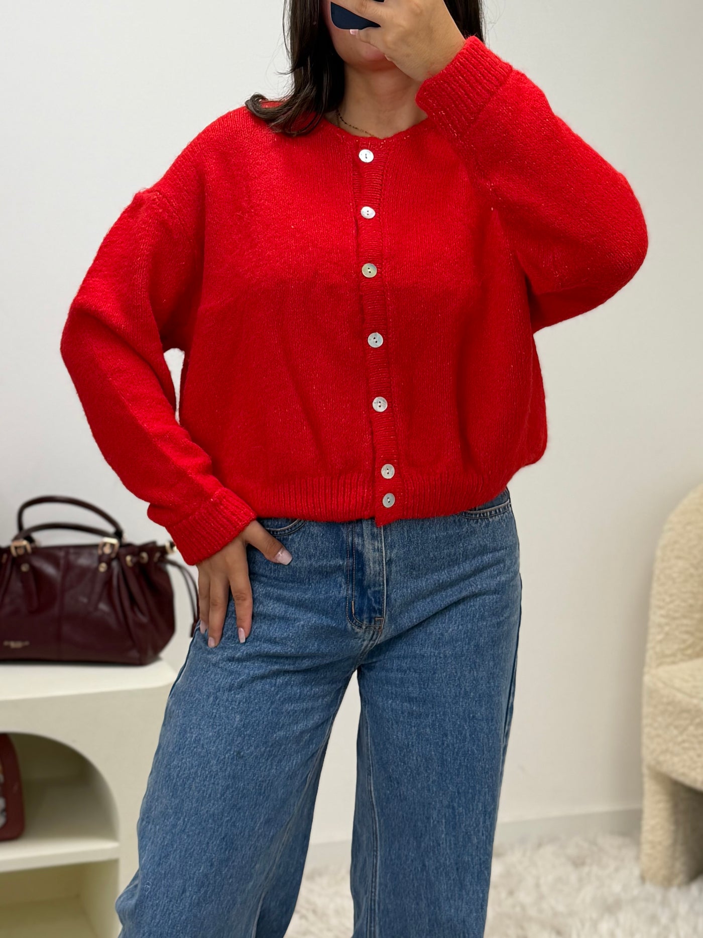 gilet Gilet HOLLY rouge dsclothes