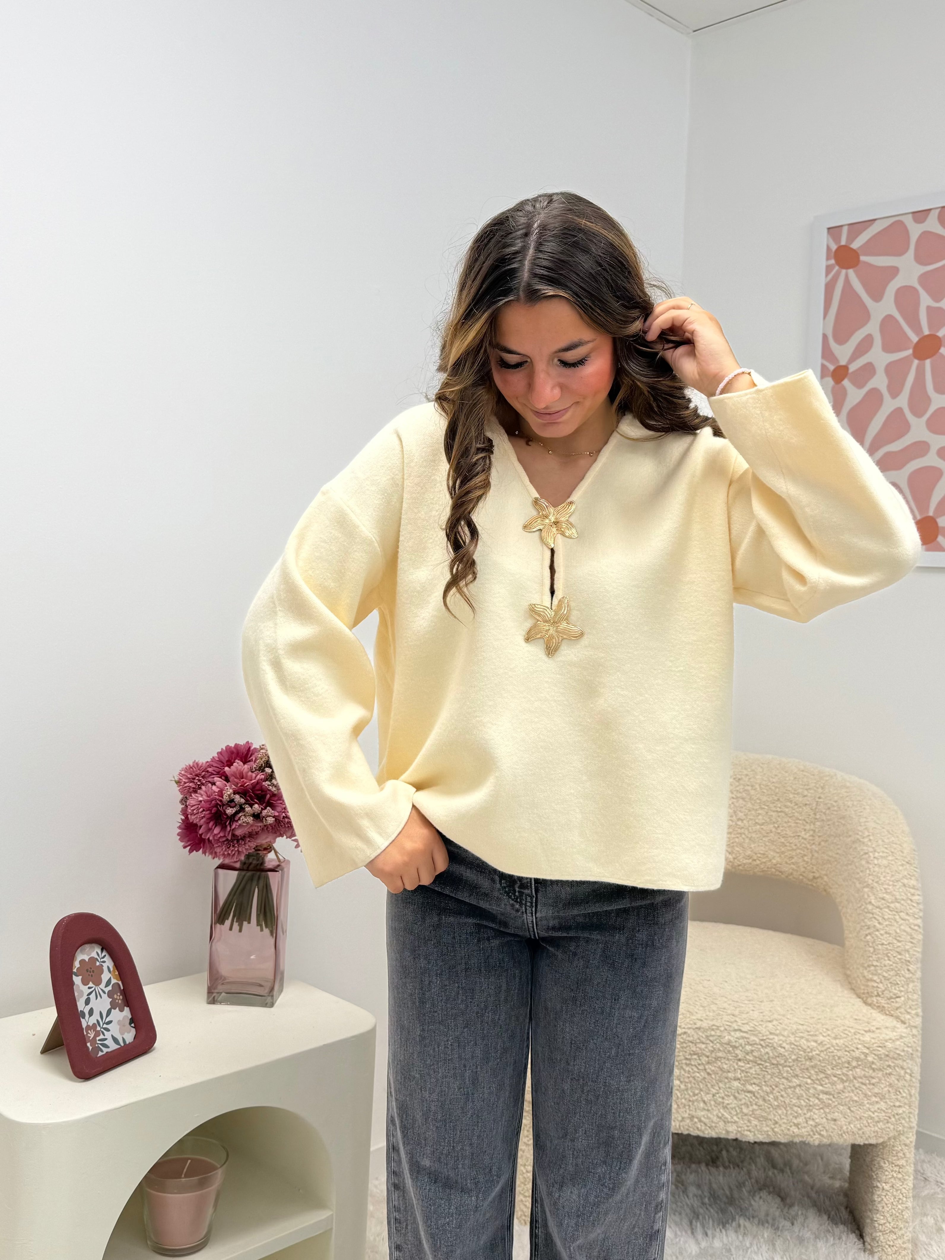 pull ALLY beige dsclothes