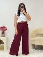pantalon pantalon ROMY bordeaux dsclothes