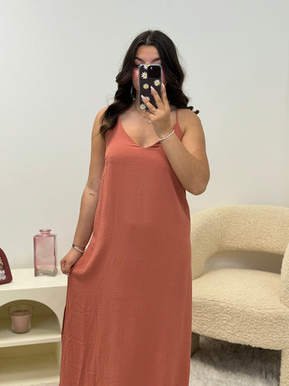 Robe LÉANE terracota