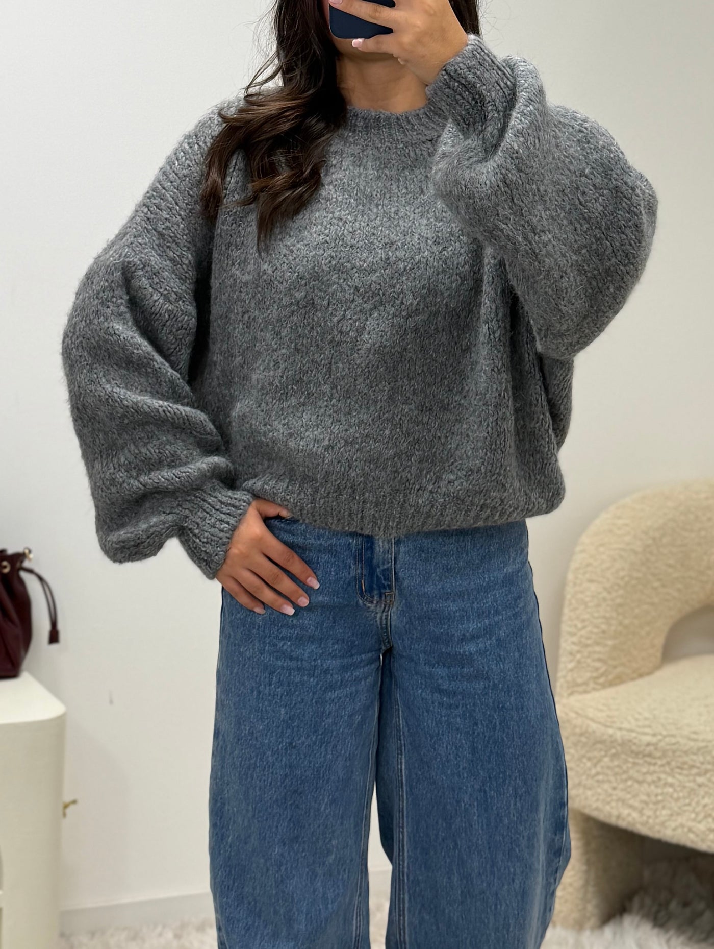 pull Pull BELLE gris dsclothes