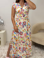 Robe longue Lydie en viscose soyeuse - vue dos - Ds'Clothes