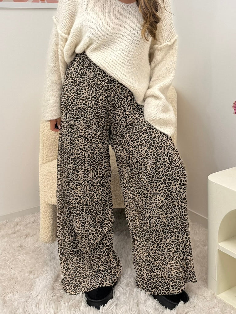 pantalon MIRA mini léopard