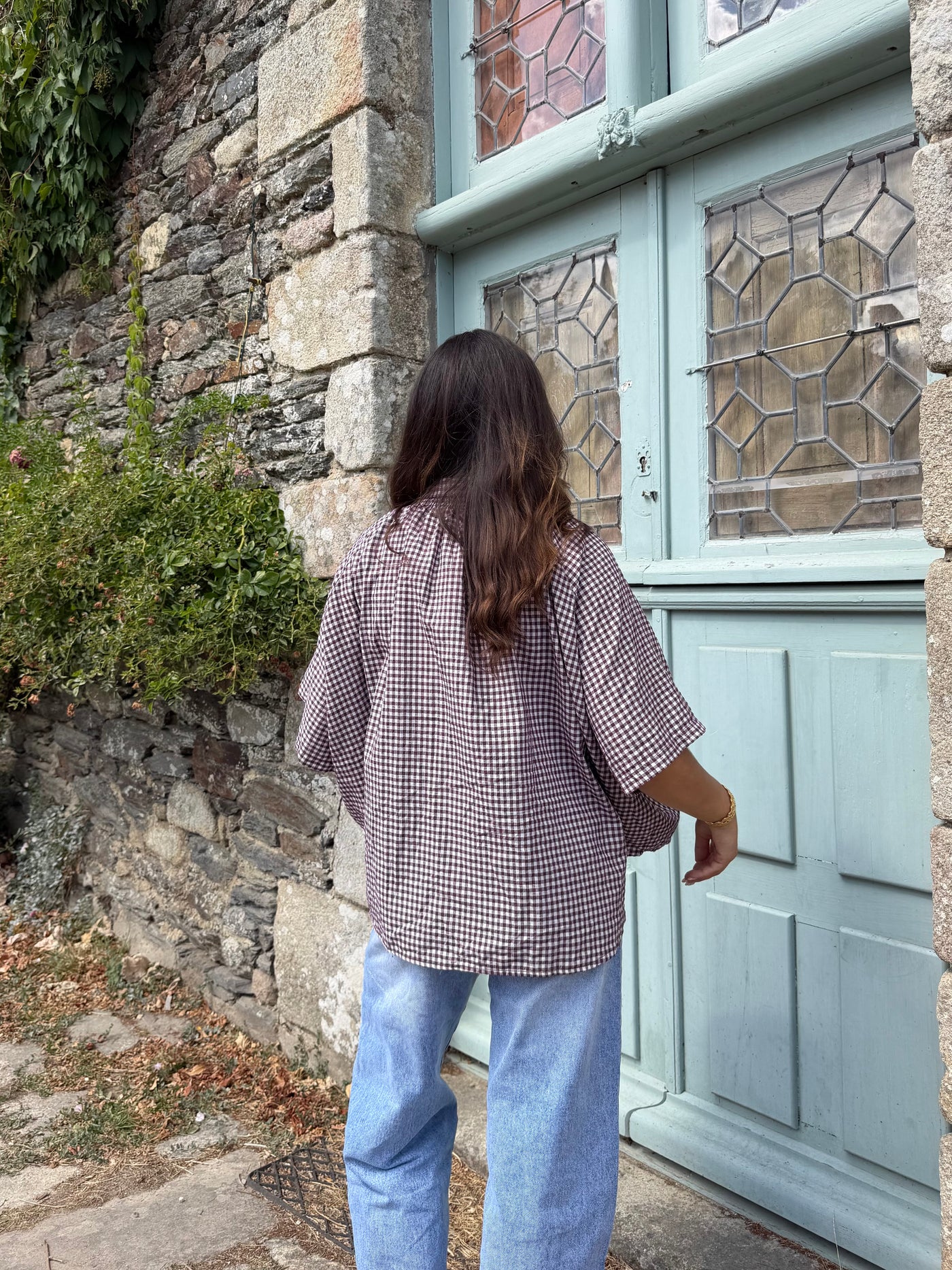 haut Blouse ALINE marron dsclothes