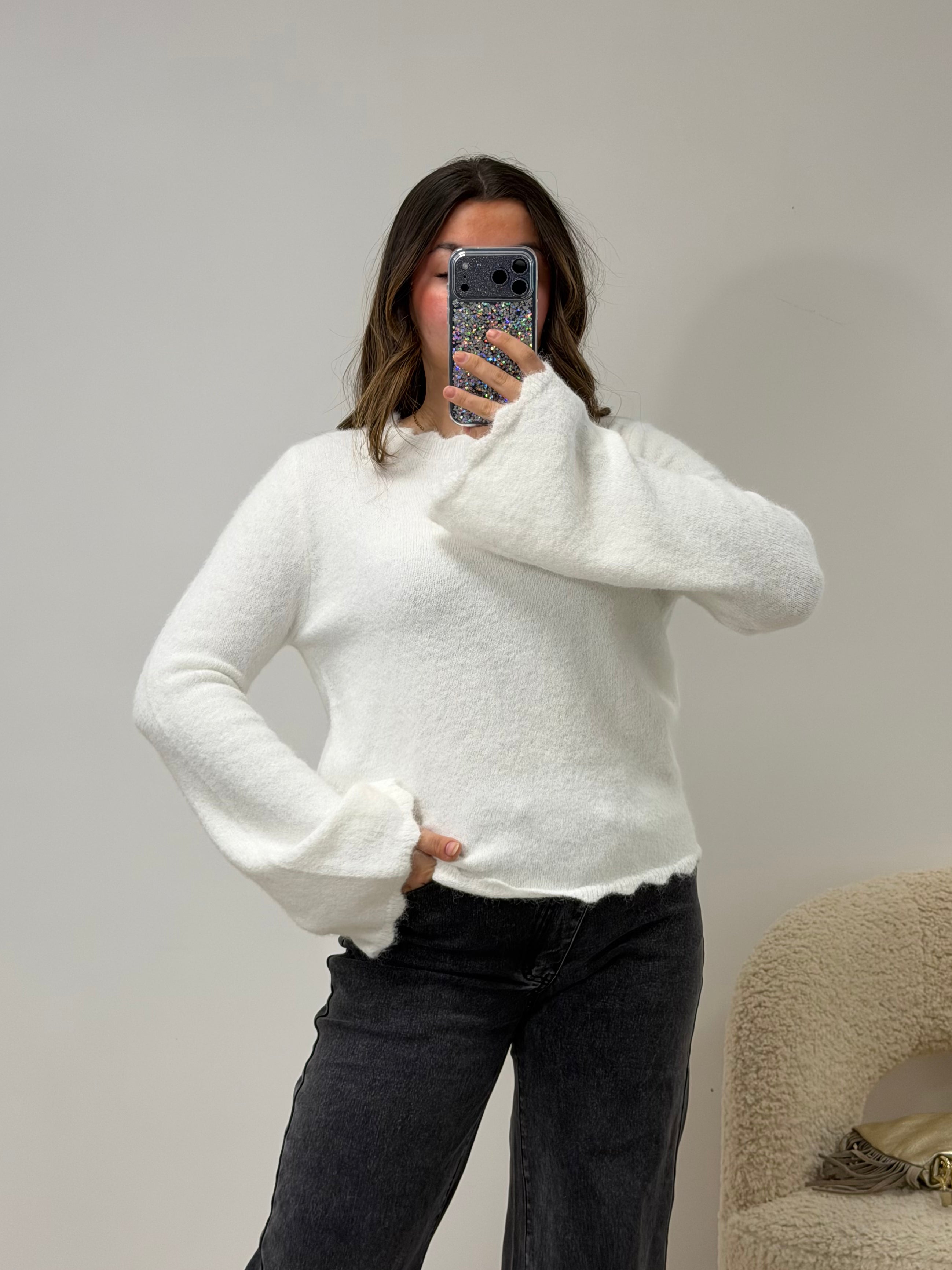 pull Pull Luana blanc dsclothes