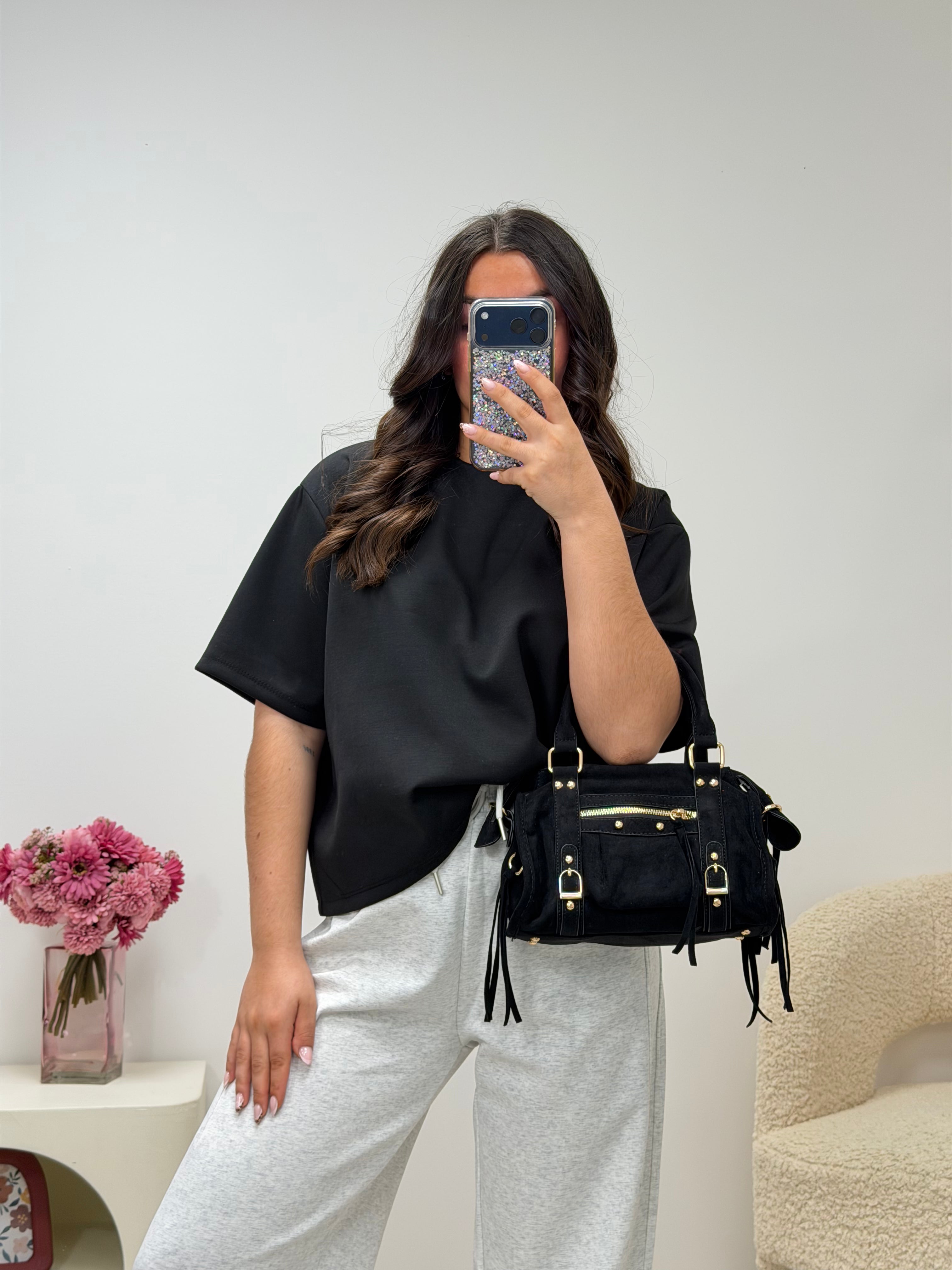 haut T-shirt RACHEL noir dsclothes